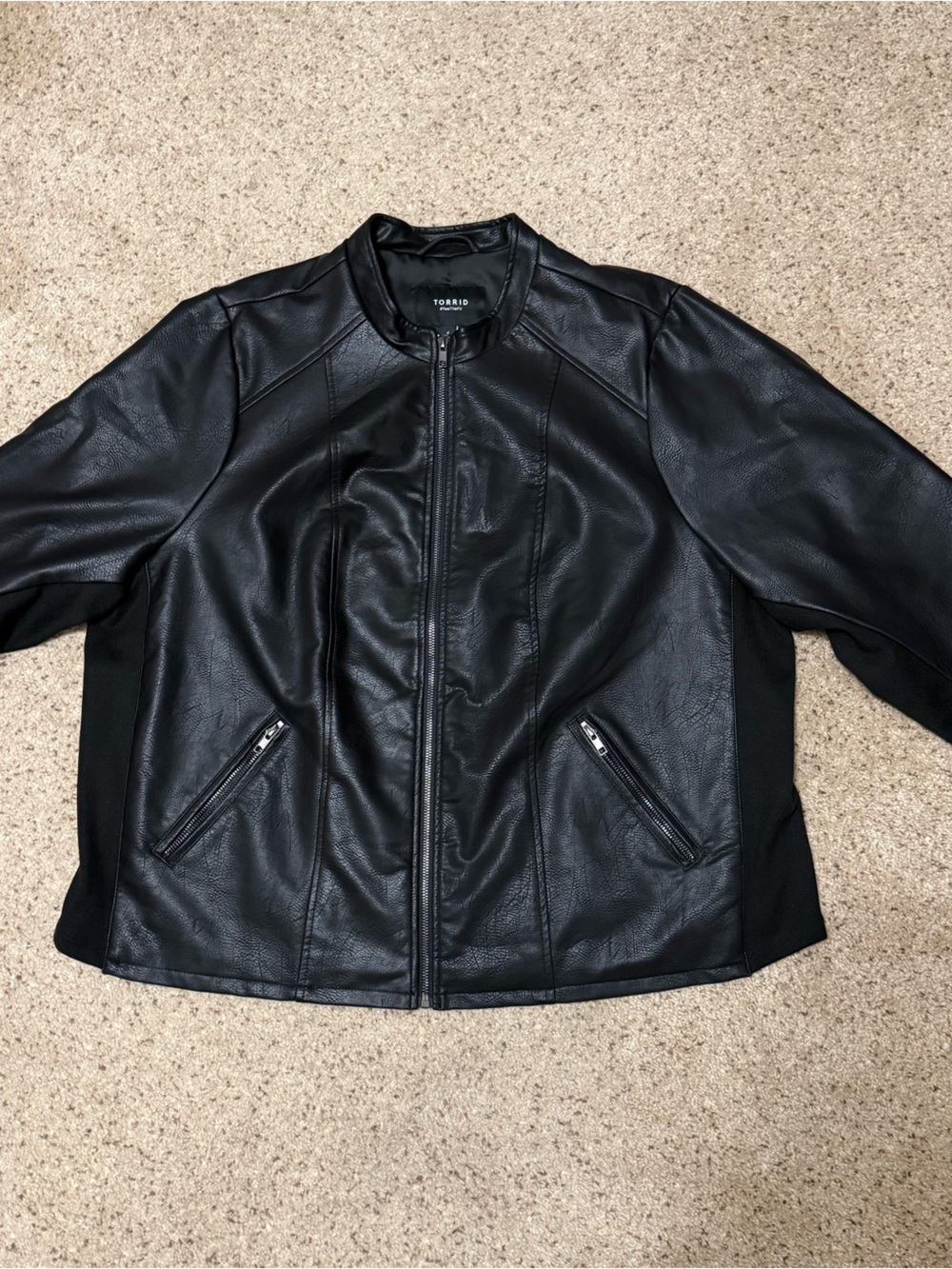 Torrid faux leather jacket (size 4x)